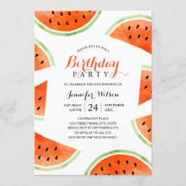 Invitación Fiesta de cumpleaños playa tropical de verano