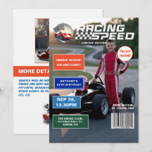 Fiesta de Cumpleaños Portada Revista Racing Speed