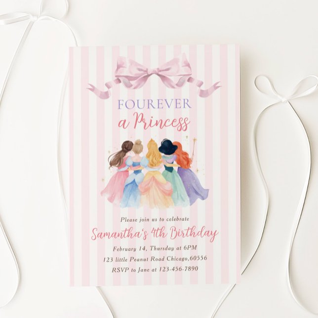 Invitación Fiesta de Cumpleaños Princesa por Siempre Invitaci (Subido por el creador)