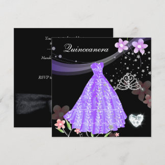 Invitación Fiesta de cumpleaños Quinceañera