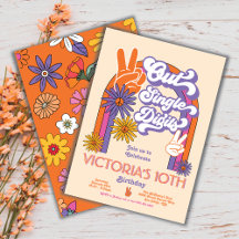 Fiesta de cumpleaños Rainbow de un solo dígito de 