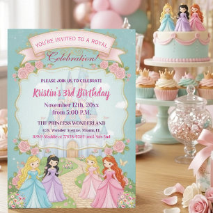 Invitación Fiesta de Cumpleaños Real de la Princesa Castillo