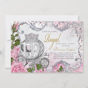 Invitación Fiesta de Cumpleaños Real Princesa