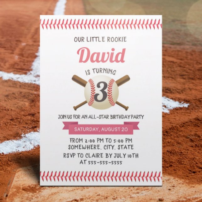 Invitación Fiesta de cumpleaños sobre el tema deportivo del b (Subido por el creador)