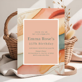 Invitación Fiesta de Cumpleaños Sofisticada