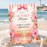 Fiesta de Cumpleaños Soireé Puesta de Sol Floral P