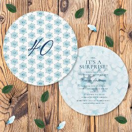 Invitación Fiesta de Cumpleaños Sorpresa de 40 años con Horte