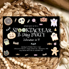 Invitación Fiesta de cumpleaños Spooktacular