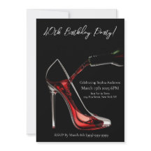 Fiesta de cumpleaños-Stiletto con vino