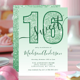 Invitación Fiesta de Cumpleaños Sweet 16 con Guión de Purpuri