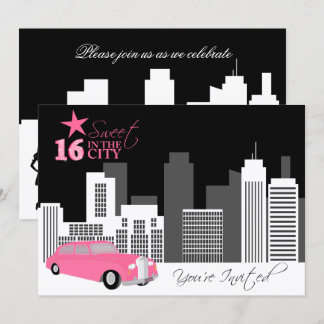 Invitación Fiesta de Cumpleaños Sweet Sixteen