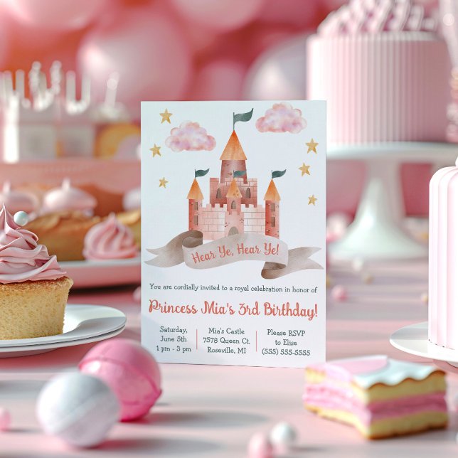 Invitación Fiesta de cumpleaños temática de cuento de hadas,  (Subido por el creador)