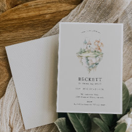 Invitación Fiesta de cumpleaños temática del Dragón Cute