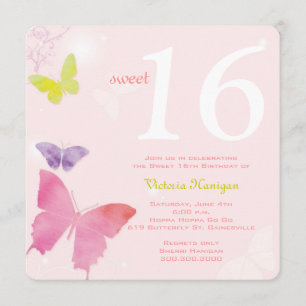 Invitación Fiesta de cumpleaños temática del dulce 16 de la