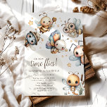 Invitación Fiesta de Cumpleaños Time Flies Kids<br><div class="desc">¿Puedes creer lo rápido que crecen? Al igual que el tiempo,  nuestros dulces insectos voladores están revoloteando para invitar a amigos y familiares a celebrar el logro de tu pequeño. ¡Hagamos de esta fiesta de cumpleaños una ocasión inolvidable!</div>