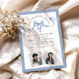 Invitación Fiesta de Cumpleaños Treinta Años Atando sus Veint