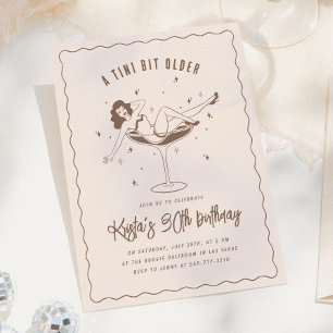 Invitación Fiesta de cumpleaños un poco más vieja de Trinidad