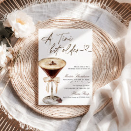 Invitación Fiesta de cumpleaños un poquito mayor con Espresso