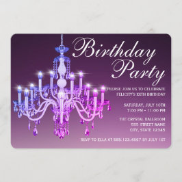 Invitación Fiesta de cumpleaños veneciana elegante de la