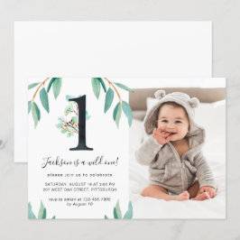 Invitación Fiesta de cumpleaños Wild One