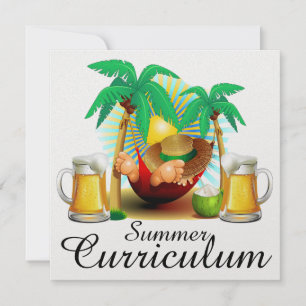 Invitación Fiesta de currículo de verano