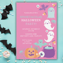 FIESTA DE CUTE GHOST HALLOWEEN PINK
