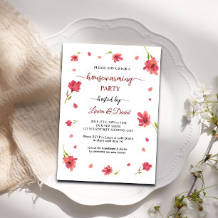 Invitación Fiesta de danza florística para el calentamiento d
