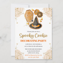 Fiesta de Decoración de Galletas de Halloween con 