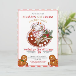 Invitación Fiesta de Decoración de Galletas de Navidad