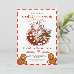 Invitación Fiesta de Decoración de Galletas de Navidad