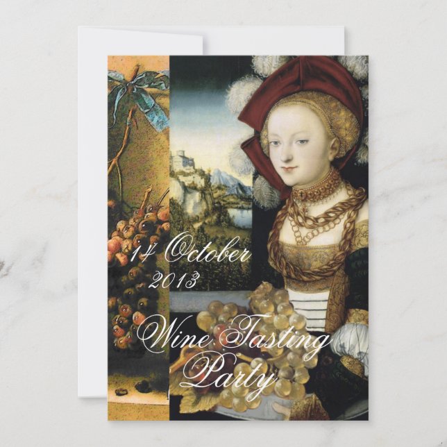 INVITACIÓN FIESTA DE DEGUSTO DE VINEYARD DE VINEYARD DE GRAPA (Anverso)