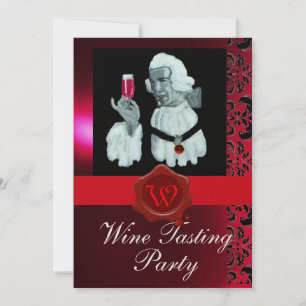 Invitación Fiesta DE DESAYUNO DE VINOS DE ALMELIER MONOGRAMA
