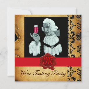 Invitación Fiesta DE DESAYUNO DE VINOS DE ALMELIER MONOGRAMA