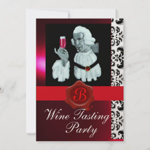 Invitación Fiesta DE DESAYUNO DE VINOS DE ALMELIER MONOGRAMA