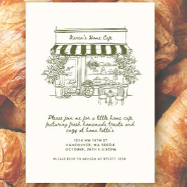 Invitación Fiesta de desayuno/fiesta de cumpleaños con tema d