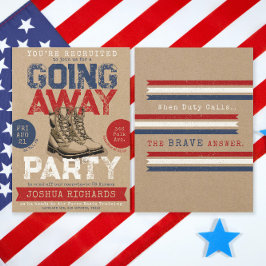 Invitación Fiesta de despedida a los robots militares rusos