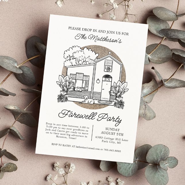 Invitación Fiesta de Despedida Abierta (Subido por el creador)