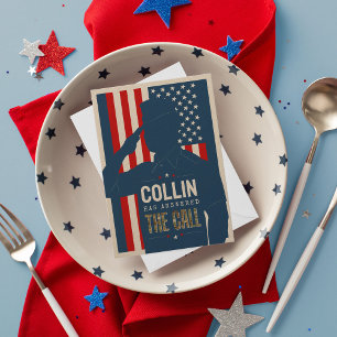 Invitación Fiesta de Despedida de Aviador Rustic Militar