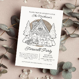 Invitación Fiesta De Despedida De Drop In Cute Bears House