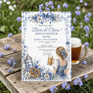 Invitación Fiesta de Despedida de Soltera con Cerveza Alemana