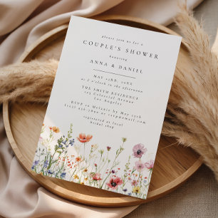 Invitación Fiesta de Despedida de Soltera con Flores Silvestr
