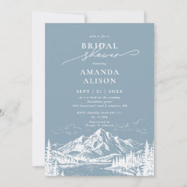 Invitación Fiesta de Despedida de Soltera con Paisaje de Mont