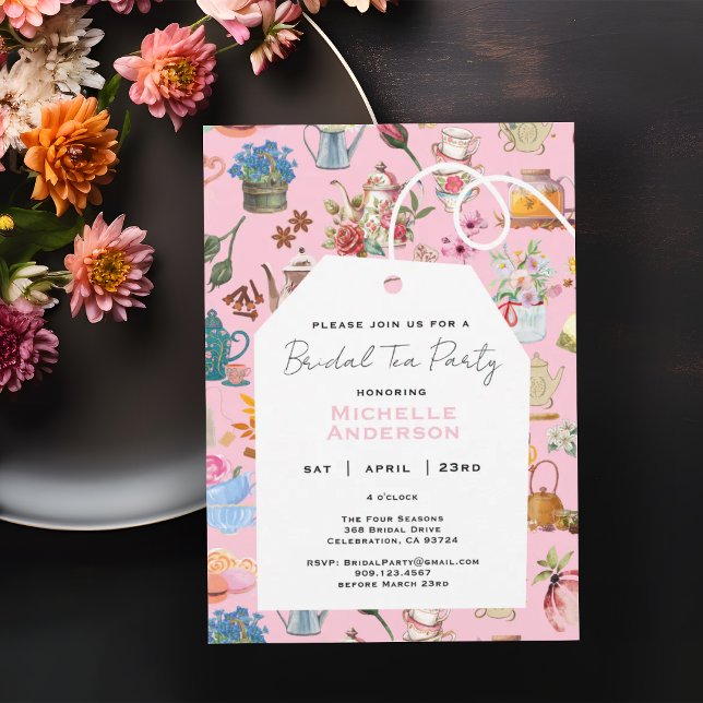 Invitación Fiesta de Despedida de Soltera con Té en el Jardín (Subido por el creador)