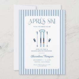 Invitación Fiesta de Despedida de Soltera de Esquí de Inviern