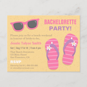 Invitación Fiesta de Despedida de Soltera de Fin de Semana en