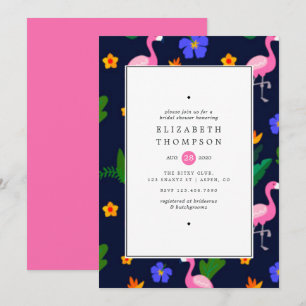 Invitación Fiesta de Despedida de Soltera de Flamenco Tropica