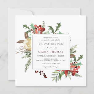Invitación Fiesta de Despedida de Soltera de Florales de Invi