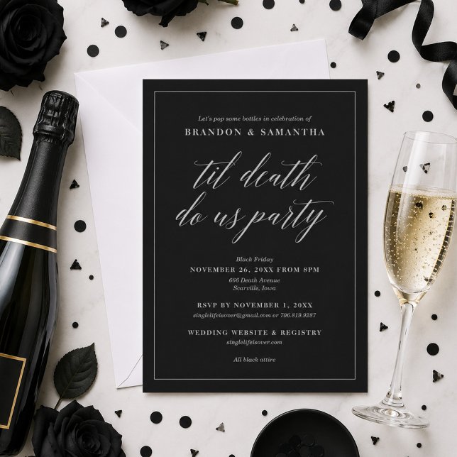 Invitación Fiesta de Despedida de Soltera de Halloween Hasta  (Subido por el creador)