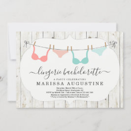 Invitación Fiesta de Despedida de Soltera de Lencería - Tenda