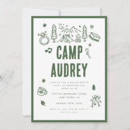 Invitación Fiesta de Despedida de Soltera de Novia Campestre